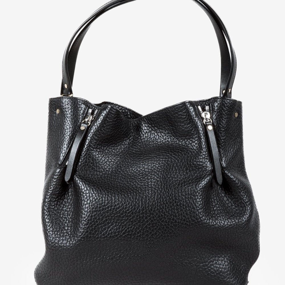 Burberry Maidstone Black Leather Tote - Picture 4 of 16